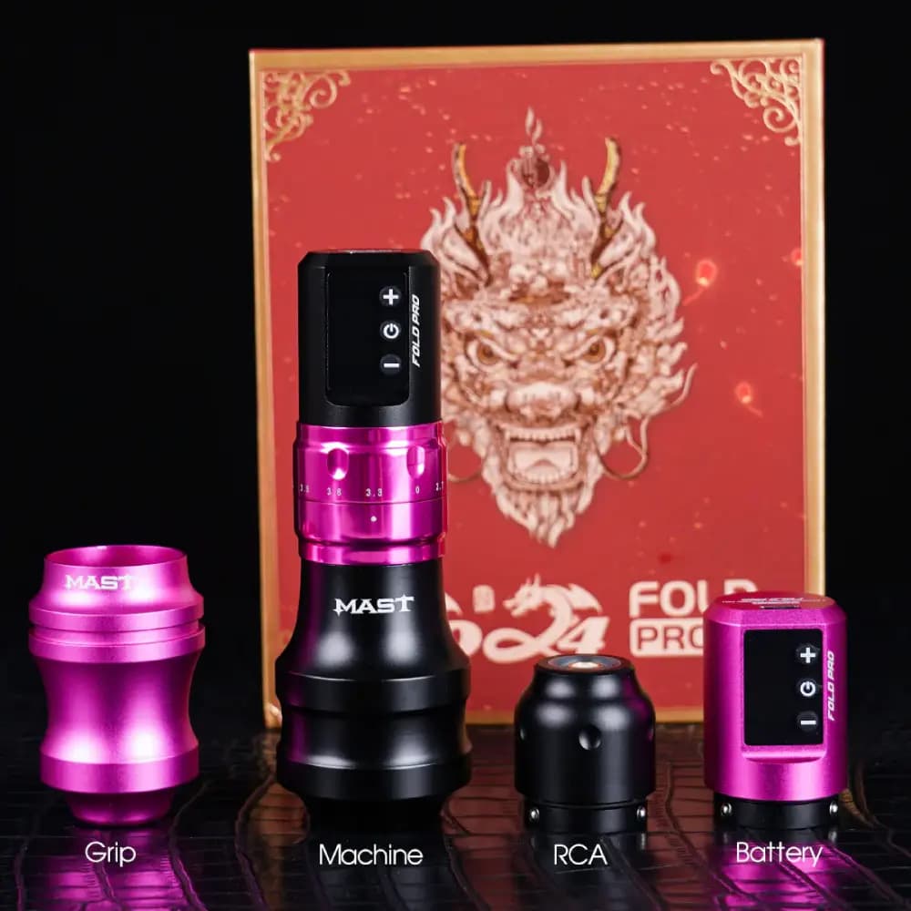 دستگاه تتو وایرلس فولد پرو سال دراگون هاوک Fold Pro Year of Dragon — تصویر ۵