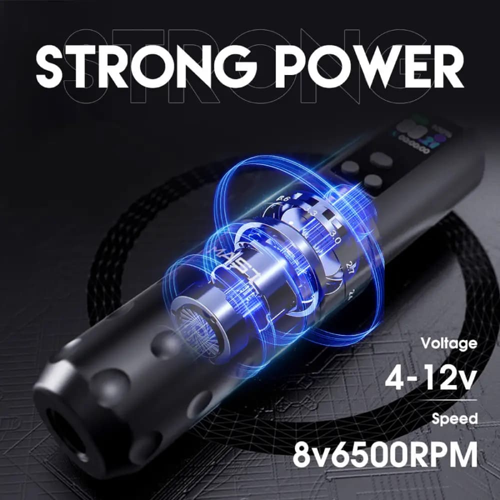 دستگاه تتو وایرلس فولد 2 پرو دراگون هاوک Dragonhawk Fold 2 Pro — تصویر ۴