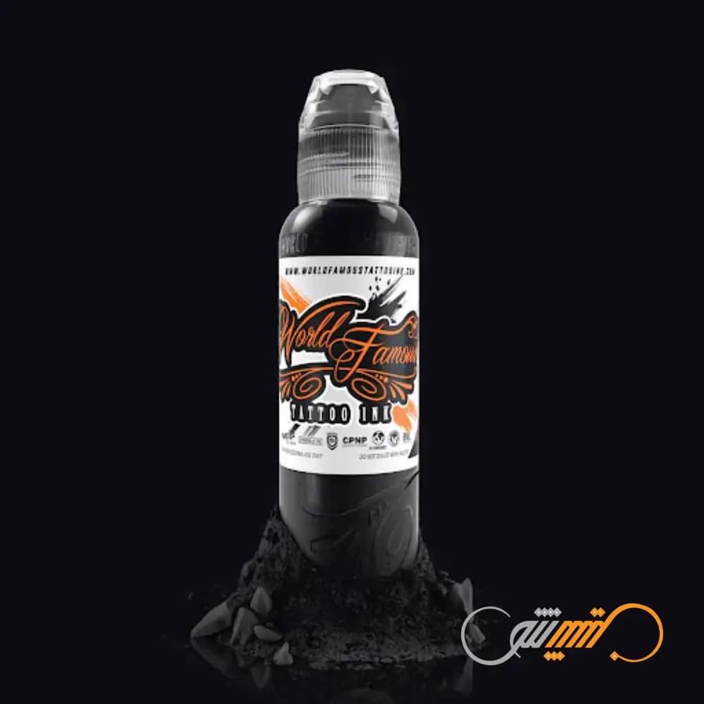 رنگ تتو ورد فیمس World Famous Pitch Black — تصویر ۵