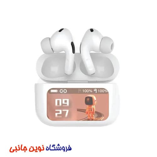 هندزفری ایرپاد بی سیم گرین لاین مدل TouchTone Lite دارای صفحه نمایش لمسی | Green Lion TouchTone Lite ANC LCD Touch Screen Earbuds (تک/ عمده)