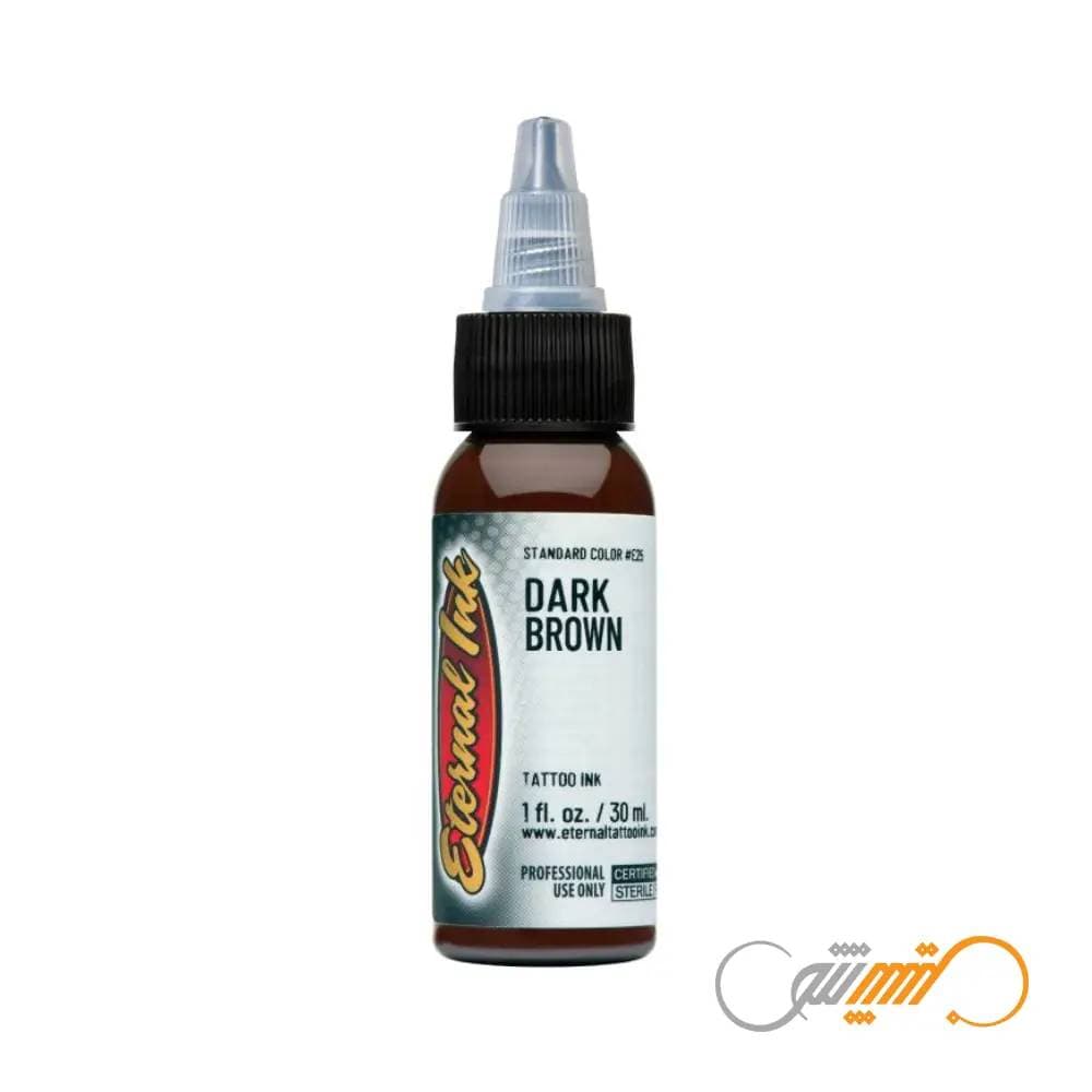 رنگ تتو اترنال Eternal Dark Brown — تصویر ۳