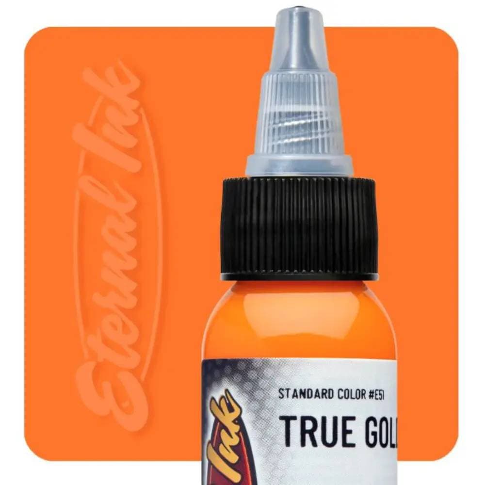 رنگ تتو اترنال Eternal True Gold — تصویر ۲