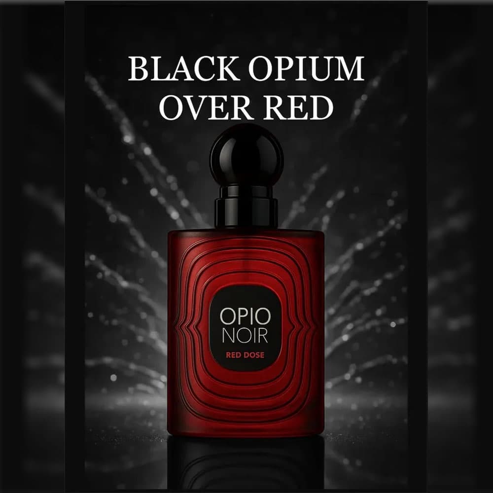 ادوپرفیوم اپیو نویر رد رز فرگرانس ورد Opio Noir Red Dose Fragrance World — تصویر ۵