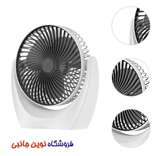 پنکه رو میزی فن خنک کننده مدل V01 ا petsola Desk Fan Mini Fan Table Fan Air Cooling Fan Desktop Home Travel (تک / عمده ) — تصویر ۱۱
