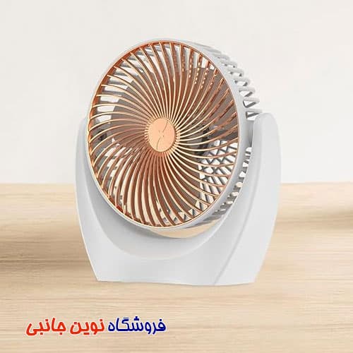پنکه رو میزی فن خنک کننده مدل V01 ا petsola Desk Fan Mini Fan Table Fan Air Cooling Fan Desktop Home Travel (تک / عمده ) — تصویر ۲