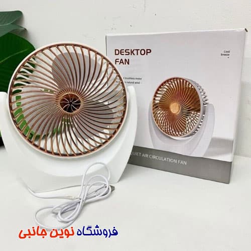 پنکه رو میزی فن خنک کننده مدل V01 ا petsola Desk Fan Mini Fan Table Fan Air Cooling Fan Desktop Home Travel (تک / عمده ) — تصویر ۷