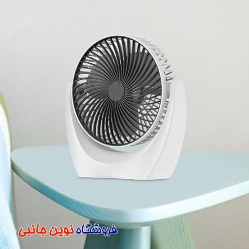 پنکه رو میزی فن خنک کننده مدل V01 ا petsola Desk Fan Mini Fan Table Fan Air Cooling Fan Desktop Home Travel (تک / عمده ) — تصویر ۳