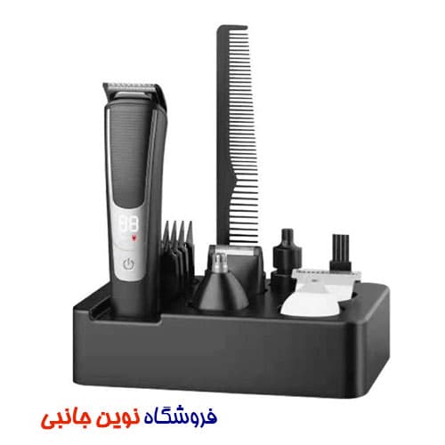ست ماشین اصلاح موی سر و صورت گرین لاین مدل 5in1 Grooming ا Green lion 5in1 Grooming Set Multipurpose shaver (تک/عمده)