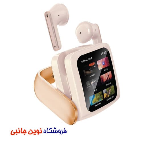 ایرپاد هندزفری نمایشگر هوشمند گرین لاین مدل Smart Display Earbuds ا Green Lion Smart Display Earbuds (تک و عمده) — تصویر ۲