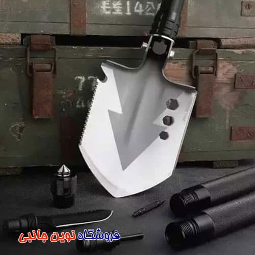 بیل چندکاره گرین لاین مدل Multi Shovel ا Green Lion GNMLTSHLBK Multi Shovel 14 Tools (فقط عمده) — تصویر ۳