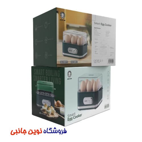 تخم مرغ پز هوشمند گرین لاین مدل GNSMEGGCKRGN ا Green Lion Smart Egg Cooker with 1-6 Eggs Capacity (تک/عمده) — تصویر ۴