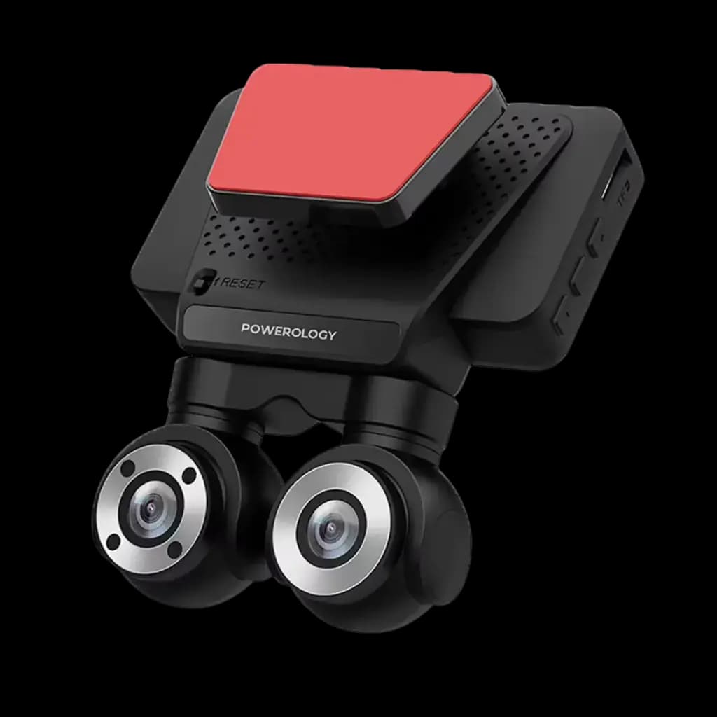 دوربین ثبت وقایع پاورولوژی Powerology Dual Lens Dash Camera — تصویر ۲