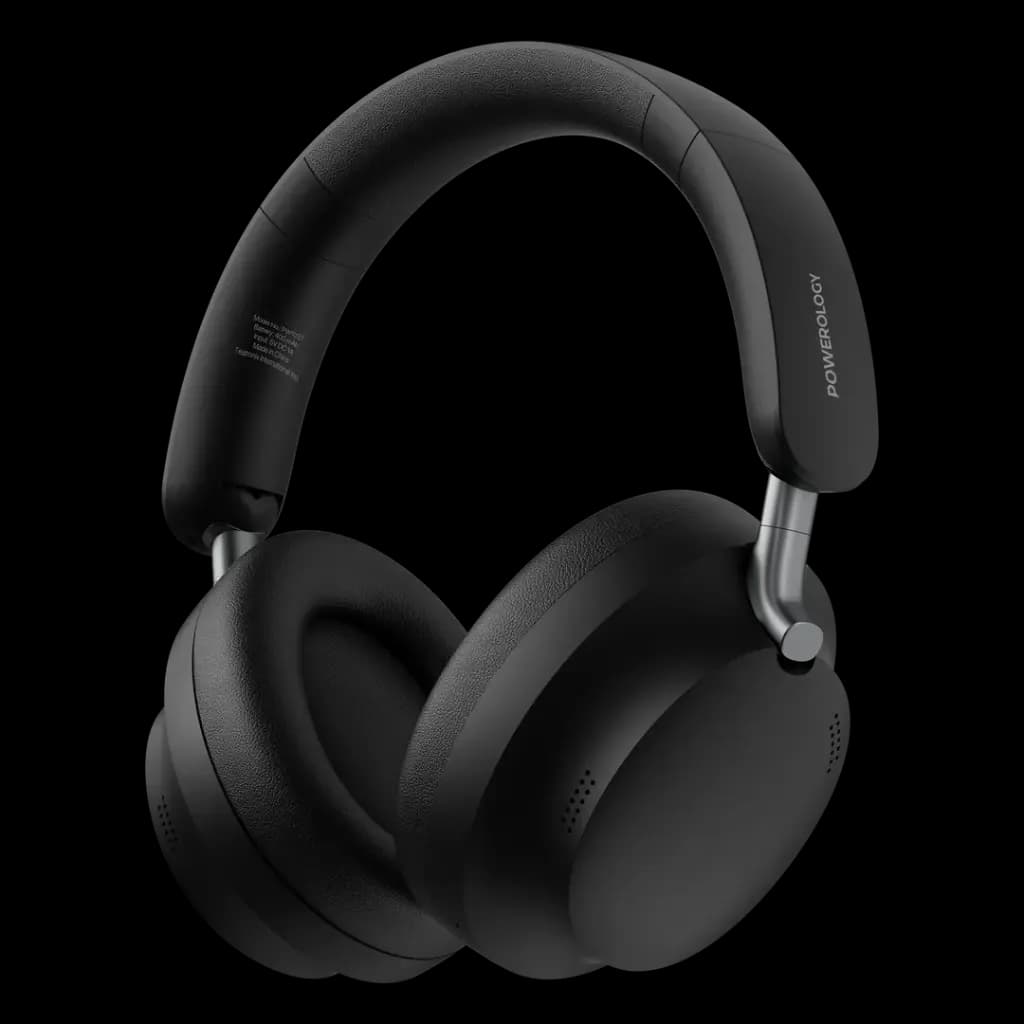 هدفون بلوتوثی پاورولوژی Powerology Soliv Hybrid ANC & ENC Headphones — تصویر ۳