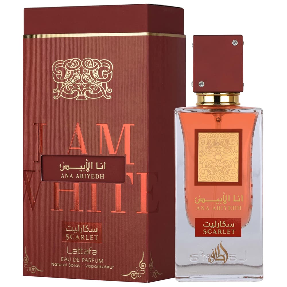 ادوپرفیوم انا الابیض اسکارلت لطافه Ana Abiyedh Scarlet Lattafa