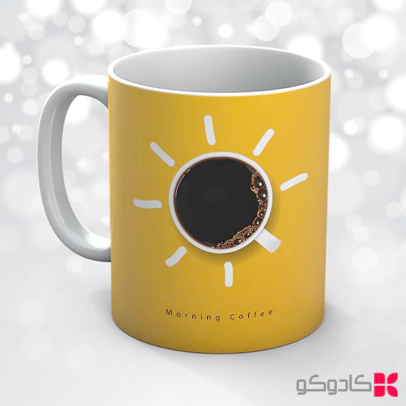 ماگ طرح قهوه کد 66007 — تصویر ۴