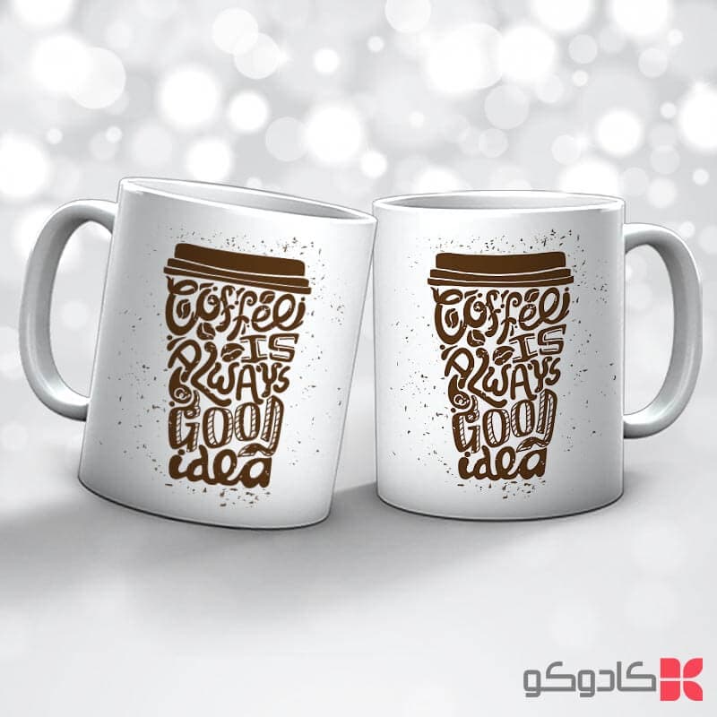ماگ طرح قهوه کد 66006