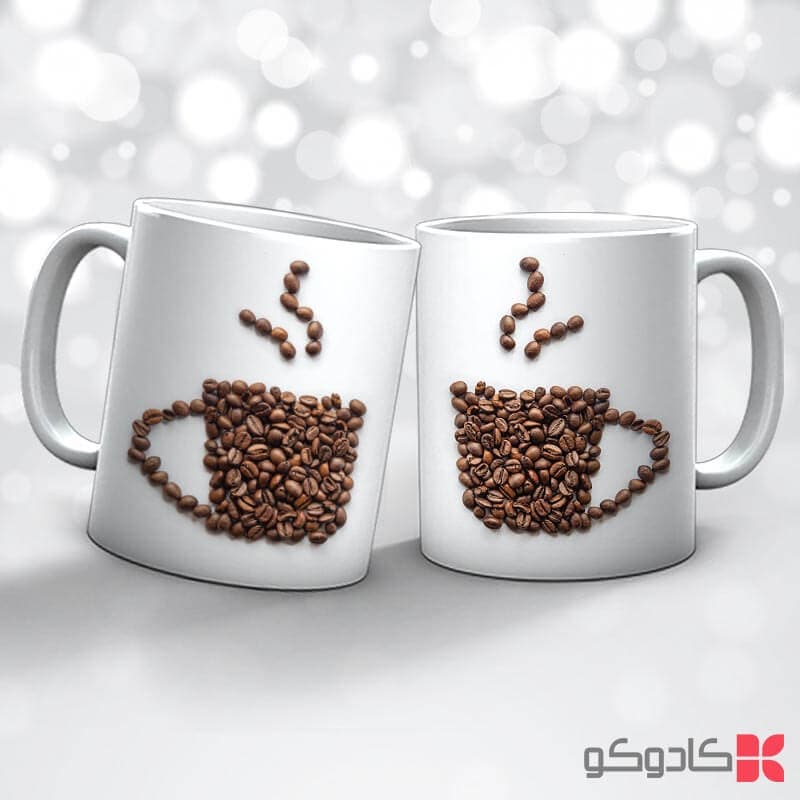 ماگ طرح قهوه کد 66002 — تصویر ۵