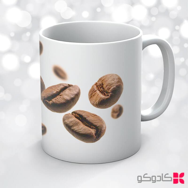 ماگ طرح قهوه کد 66000 — تصویر ۳