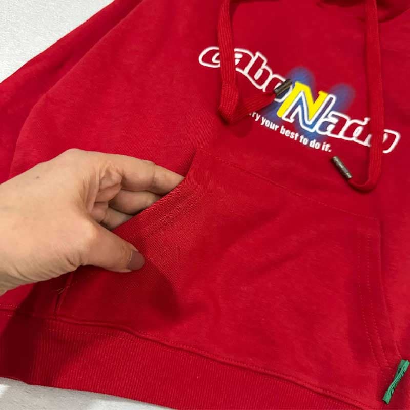 هودی بچه گانه قرمز رنگ CABO NADO وارداتی — تصویر ۳