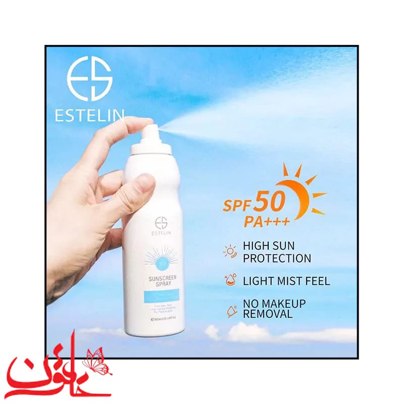 اسپری ضدآفتاب استلین SPF50 مدل ULTRA مناسب برای انواع پوست حجم 180 میلیلیتر — تصویر ۸