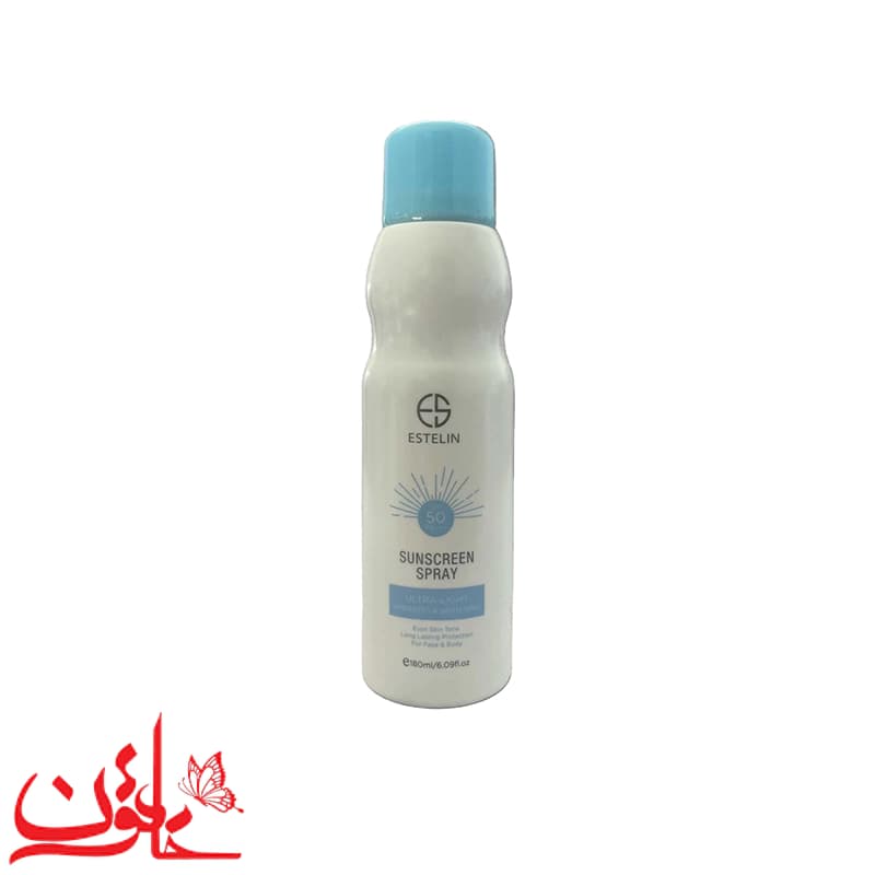 اسپری ضدآفتاب استلین SPF50 مدل ULTRA مناسب برای انواع پوست حجم 180 میلی‌لیتر