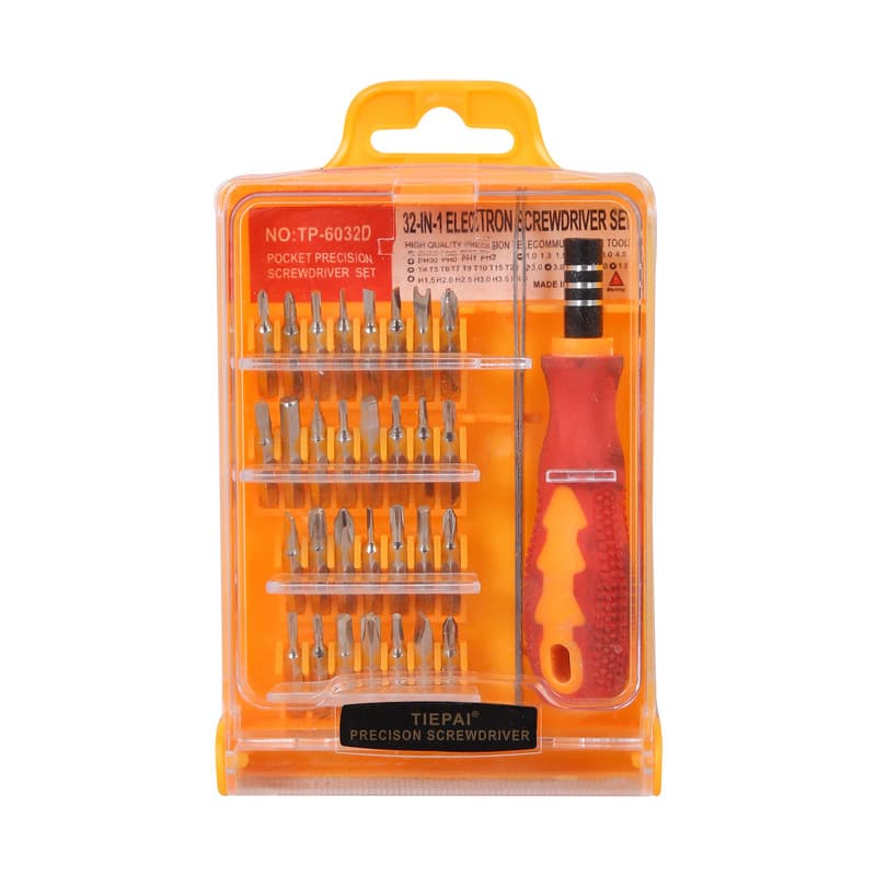 ست پیچ گوشتی 32 عددی تایپای TIEPAI مدل TP-6032D همراه با جعبه