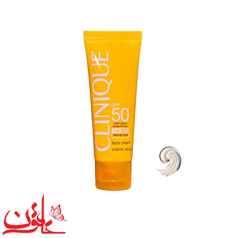 کرم ضدآفتاب کلینیک SPF50 مناسب انواع پوست حجم 50 میلی لیتر