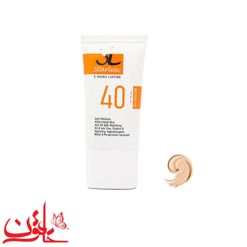 ضدآفتاب رنگی استارلوکس بژ متوسط SPF40 حجم 40 میلی لیتر — تصویر ۶
