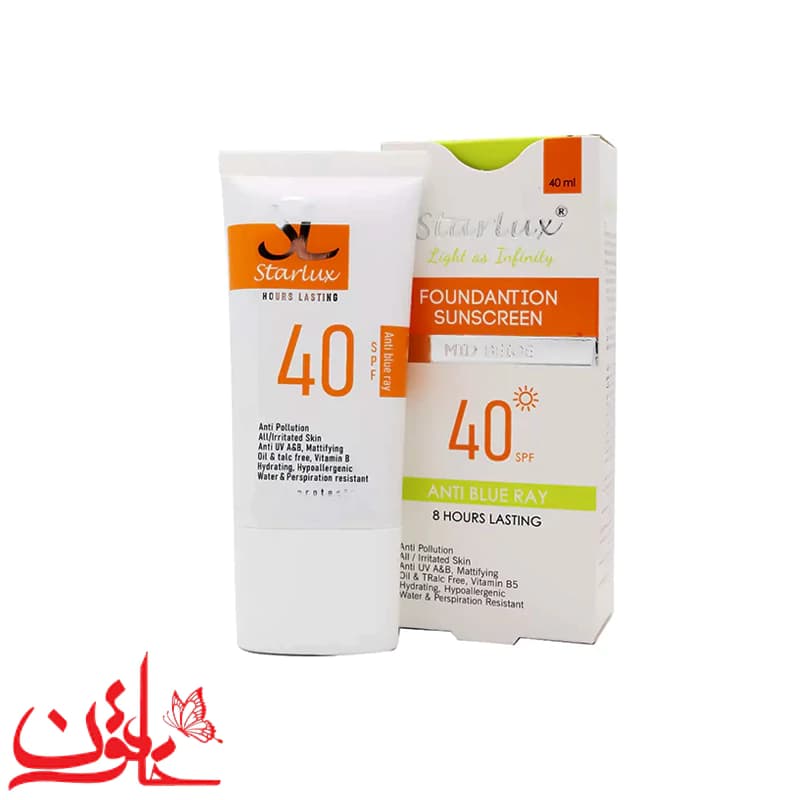 ضدآفتاب رنگی استارلوکس بژ متوسط SPF40 حجم 40 میلی لیتر — تصویر ۷