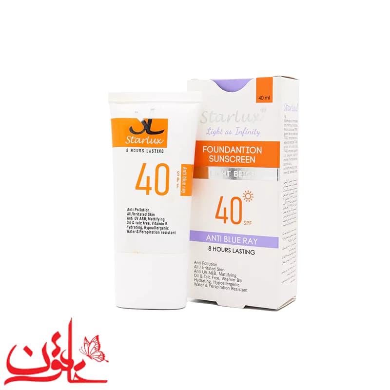 ضدآفتاب رنگی استارلوکس بژ روشن SPF40 حجم 40 میلی لیتر — تصویر ۴