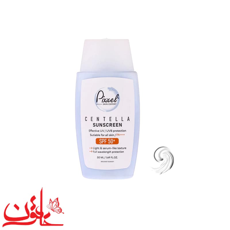 کرم ضدآفتاب سنتلا پیکسل SPF50 بی رنگ مناسب انواع پوست حجم 50 میلی لیتر — تصویر ۹