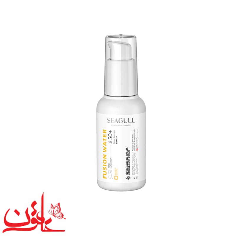 ضد آفتاب پپتا فیوژن واتر سی گل SPF50 مناسب انواع پوست حجم 60 میلی لیتر