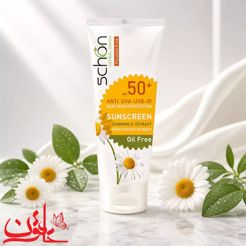 کرم ضدآفتاب بی رنگ فاقد چربی شون SPF50 حجم 50 میلی لیتر — تصویر ۷