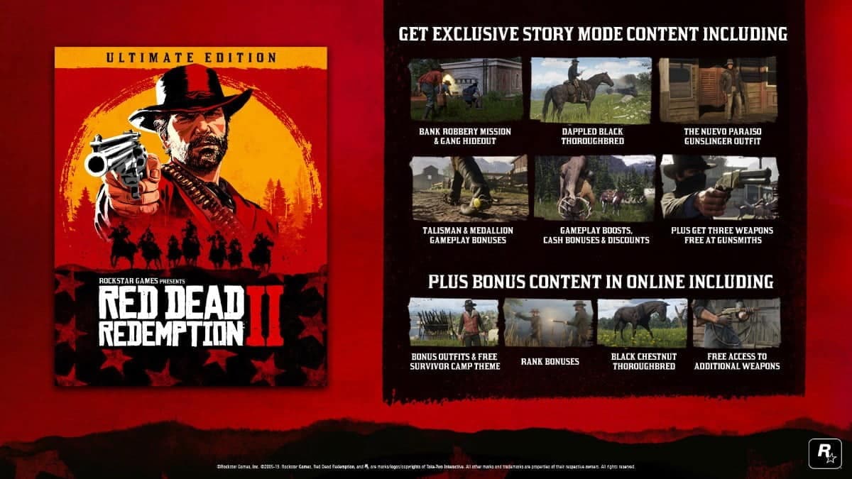 Red Dead Redemption 2 Ultimate Edition Social Club CD Key — تصویر ۵