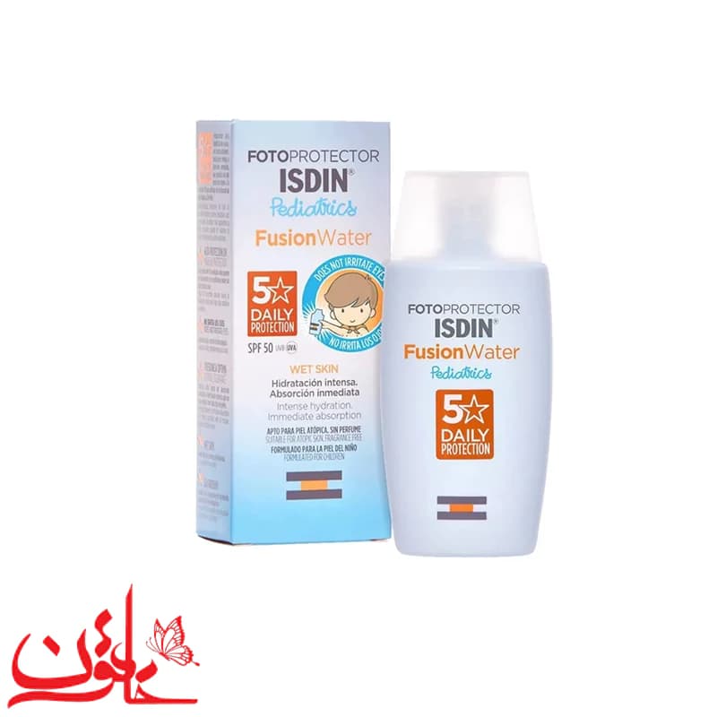 ضدآفتاب کودک ایزدین فیوژن واتر SPF50 حجم 50 میل — تصویر ۶