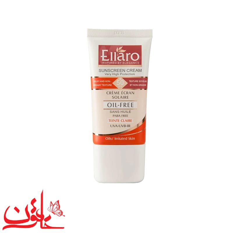 ضدآفتاب رنگی مات کننده الارو SPF50 مناسب پوست چرب(بژ روشن)حجم 40 میل — تصویر ۸