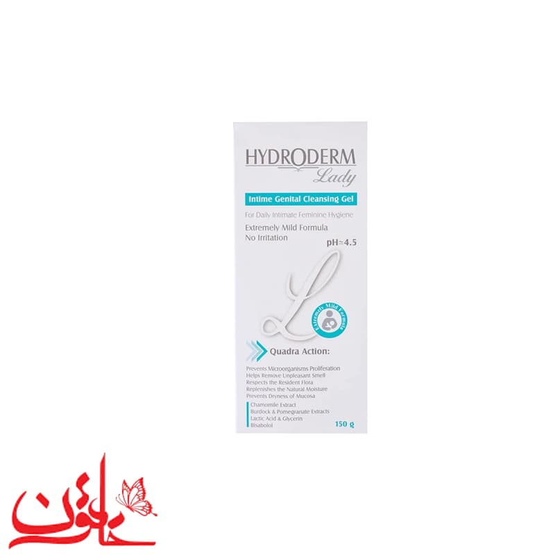 ژل بهداشتی بانوان هیدرودرم سری Quadra Action حجم 150میلی‌لیتر — تصویر ۳