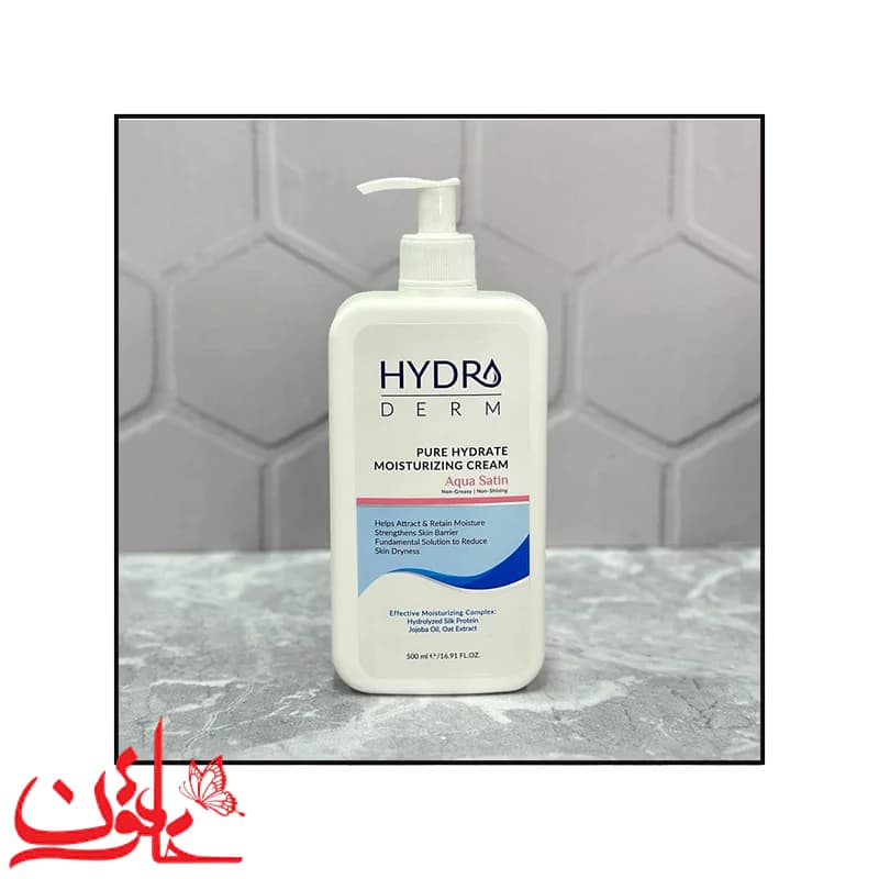 کرم مرطوب‌کننده و نرم‌کننده هیدرودرم مدل Aqua Satin حجم 500 میلی — تصویر ۶
