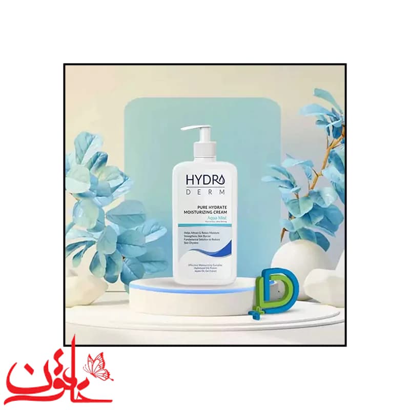 کرم مرطوب‌کننده و نرم‌کننده هیدرودرم مدل Aqua Mist حجم ۵۰۰ میلی‌لیتر — تصویر ۵