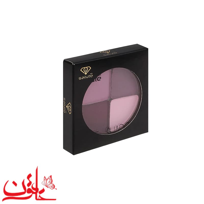سایه چشم سالوته پرو شماره 603 مدل کریستالی (پالت ۴ رنگ مات) — تصویر ۱۲