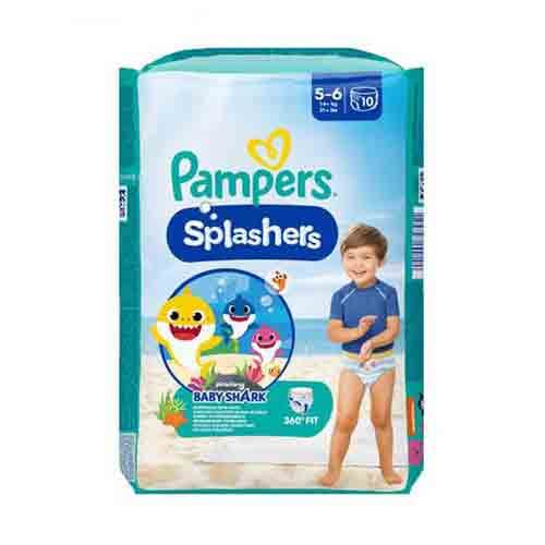 پوشک استخری پمپرز ایتالیاییسایز 5-6 بسته 10 عددی مناسب کودکان مثبت14