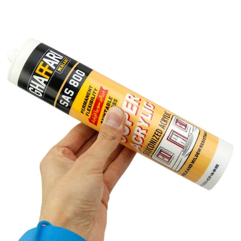 چسب درزگیر سوپر آکریلیک غفاری SAS800 حجم 310 میلی لیتر — تصویر ۳