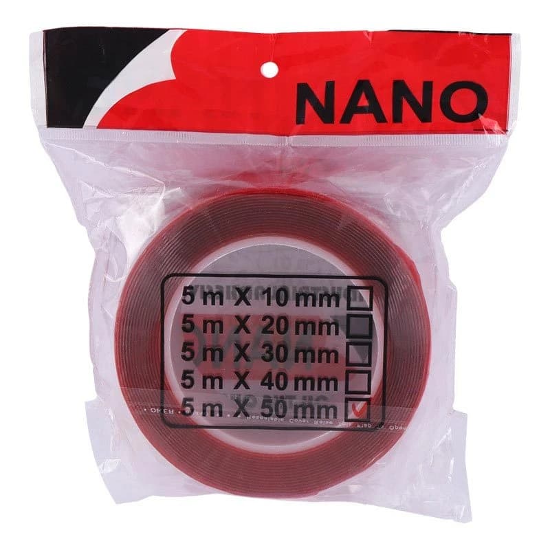 چسب دو طرفه ژله ای قرمز 5 سانتی متر Nano — تصویر ۸