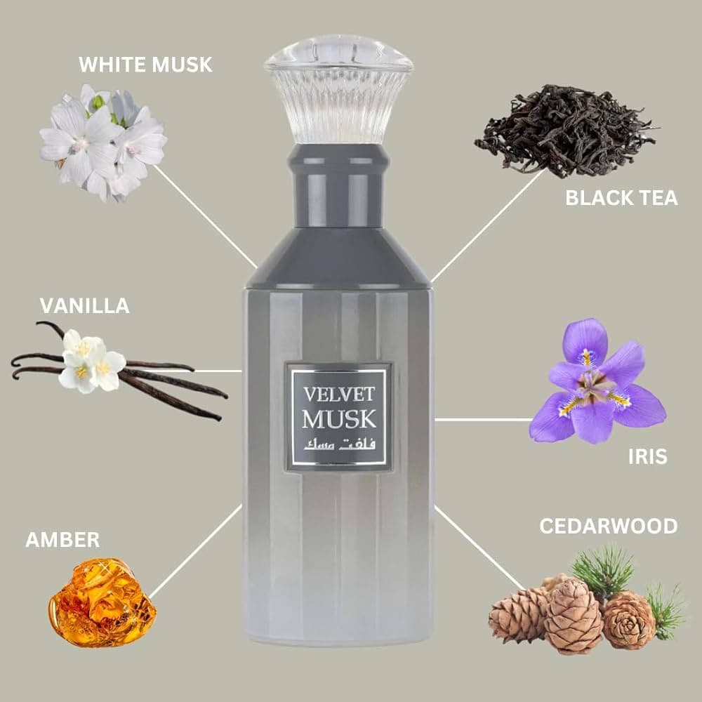 ادوپرفیوم ولوت مسک لطافه Velvet Musk Lattafa — تصویر ۱۱