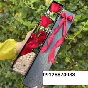 باکس گل رز شاخه ای 459 — تصویر ۴