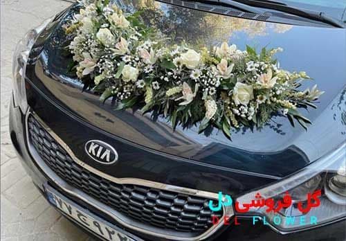 تزئین ماشین عروس ساده 673
