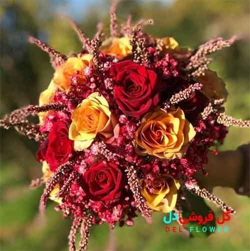 دسته گل عروس پاییزی 652