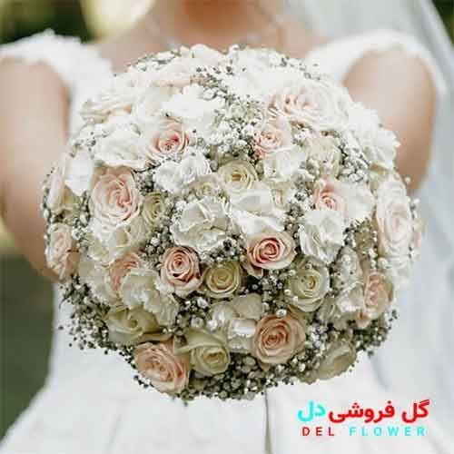 دسته گل عروس خاص 651