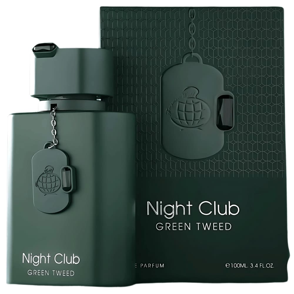 ادوپرفیوم نایت کلاب گرین توید فرگرانس ورد Night Club Green Tweed Fragrance World — تصویر ۶