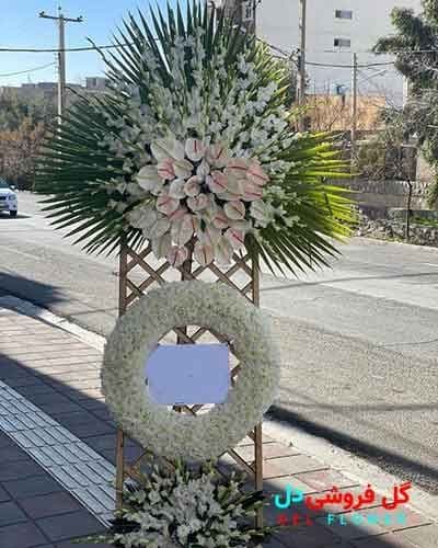 تاج گل ترحیم طبیعی 576